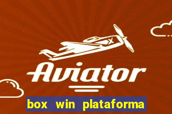 box win plataforma de jogos